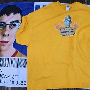 DENVER THE LAST DINOSAUR RARE NOS NWOT 5XL SHIRT,transformers,voltron,he-man